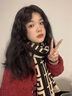 MAINLYKITTY圍巾女秋冬季女士圍巾披肩保暖圍脖生日送媽媽女友禮物 禮盒裝 【黑色】送女朋友實(shí)用老婆 曬單實(shí)拍圖