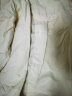 无印良品（MUJI）女式法兰绒 立领衬衫 格子 内搭 衬衣  BCB19C1A 米白色 L 实拍图