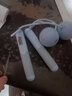 赫朗（HELANG）跳繩無繩減肥燃脂智能計(jì)數(shù)有繩兩用負(fù)重成人兒童學(xué)?？荚?海天藍(lán)/中球/電池款 曬單實(shí)拍圖
