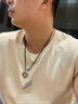 圣雅羅十二生肖蛇年情侶銀項鏈男女款平安扣吊墜時尚飾品生日禮物送男友 亥豬 男款 曬單實拍圖