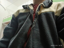 帛米圖棉服男秋冬季羊羔絨外套男拼色立領(lǐng)保暖學(xué)生潮牌羊羔毛棉衣棉襖 灰色A161 XL 曬單實拍圖