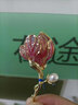Marco Bizzarri洛神花女士珍珠胸針高檔女奢華氣質(zhì)胸花防走光別針精致外套配飾潮 情人節(jié)送女友送老婆生日禮物 曬單實(shí)拍圖