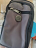 手機包男多功能手機袋戶(hù)外單肩斜挎包掛包女腰帶包男士穿皮帶腰包 深灰配黑 曬單實(shí)拍圖