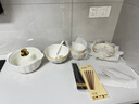 司晨碗家用新款陶瓷大號(hào)湯碗雙耳湯盆帶蓋創(chuàng)意喬遷高顏值餐具精致大碗 1個(gè)湯煲【純白】 曬單實(shí)拍圖