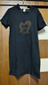 啄木鳥(niǎo)輕奢高端棉裙子短袖A字連帽連衣裙夏季女中長(cháng)款休閑運動(dòng)T恤 黑色【愛(ài)心】 L 曬單實(shí)拍圖