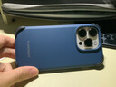 普格爾適用于蘋果14手機(jī)殼14plus手機(jī)套iphone14promax防摔鏡頭全包圍男女款硅膠硬殼 藍(lán)色（磨砂） 蘋果14Pro 曬單實(shí)拍圖