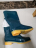 回力雨鞋女时尚户外下雨天防水雨靴水鞋耐磨胶鞋6813墨绿中筒40 实拍图