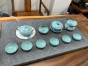 凝雅汝窯茶具富貴套裝臺灣開(kāi)片陶瓷功夫汝瓷茶壺蓋碗茶杯家用整套送禮 還真汝窯富貴13件展示套裝 曬單實(shí)拍圖