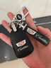 適用于凱迪拉克ct6鑰匙套xt4包XTS srx atsl xt6 CT4 ct5車(chē)xt5鑰匙包扣 4鍵黑色真皮包+真皮車(chē)標繩+車(chē)標扣 曬單實(shí)拍圖