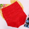 蝶安芬女士?jì)妊澟愿欣俳z中腰大紅色喜慶本命年純棉檔短褲 1700S四條裝 XL 曬單實(shí)拍圖