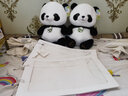 可愛(ài)大熊貓公仔毛絨玩具中國熊貓玩偶布娃娃女生情人節兒童禮物 貝貝熊貓（帶吊牌標簽） 42厘米 曬單實(shí)拍圖