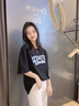 花花公子（PLAYBOY）短袖t恤男夏季新款寬松半袖百搭體.恤ins韓版學(xué)生情侶衣服潮港風(fēng) 【兩件裝】T904白色+T639黑色 L 建議90-110斤 曬單實(shí)拍圖