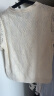 初申夏季短袖衬衫女气质V领优雅蕾丝百搭镂空小衫上衣S141C1831 晒单实拍图