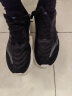 鸿星尔克（ERKE）【天马】跑步鞋男春季力中和轻便缓震耐磨防滑运动鞋弹软鞋子 正黑/信号紫（男款） 40 实拍图