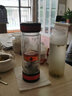 宜加美（YIJIAMEI） 宜加美茶水分離泡茶杯雙層玻璃杯男女士便攜過(guò)濾大容量旅行茶葉杯子透明水杯 B818 奢華紅 380毫升 曬單實(shí)拍圖