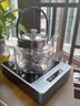 三界luogu洛谷合金電陶爐迷你小型茶爐家用電熱爐煮茶器泡茶電磁爐具 尊貴黑方爐 曬單實(shí)拍圖
