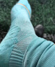 匹克成人加厚速干足球袜长筒训练压力袜护腿防护压缩袜09湖蓝 实拍图