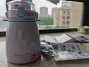 迪士尼（Disney） 兒童大肚保溫杯大容量直飲吸管兩用304不銹鋼雙飲杯小學(xué)生背帶壺 愛(ài)莎公主 1100ml 曬單實(shí)拍圖