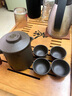 美克杰紫砂茶壺茶杯套裝內(nèi)置過濾網(wǎng)茶水分離高端旅行快客杯功夫茶具大號 1L 01款雅量茶壺三件套 400mL 曬單實(shí)拍圖