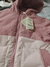戴維貝拉（DAVE＆BELLA）中大童棉服女童上衣洋氣兒童夾棉外套保暖女孩衣服冬裝新款棉衣 粉色【現貨】 120 cm（建議身高110-120cm） 曬單實(shí)拍圖