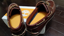 添柏嵐（Timberland）【斷碼特賣(mài)JD物流】男鞋牛皮經(jīng)典手工縫制休閑戶(hù)外船鞋|25077W寬 中棕褐色 43 (US9) 曬單實(shí)拍圖