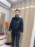 袋鼠（DaiShu）三防羽絨服男士冬季羊羔毛領(lǐng)加厚短款外套韓版修身白鴨絨羽絨服男 冬季免洗男裝【當天發(fā)貨】黑色 3XL 150-165斤左右 曬單實拍圖