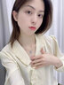 締晶愛心925銀項(xiàng)鏈女士吊墜鎖骨鏈生日禮物女生送女朋友老婆高級(jí)小眾 【摯愛玫瑰】海洋之心項(xiàng)鏈-藍(lán)色 曬單實(shí)拍圖