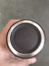 萬象（WANXIANG）玻璃杯雙層男女士家用高檔商務(wù)泡茶車載水杯隔熱茶杯透明杯子 V17L皮紋黑350ml 曬單實(shí)拍圖