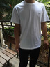 JEEP SPIRIT短袖t恤男純色休閑萊卡打底男裝夏季薄款棉質(zhì)圓領(lǐng)上衣男 深藍 279002 L （建議115-130斤） 曬單實(shí)拍圖
