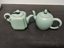 凝雅 正品汝窯功夫茶具茶壺 單壺大小號手工西施開片汝瓷陶瓷創(chuàng)意泡茶器 宋音壺天青（約245ml） 曬單實(shí)拍圖