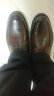 森达皮鞋牛皮上班工作商务正装鞋男士婚鞋Z3310CM9 棕色 39码 实拍图