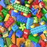 糖米儿童玩具大颗粒积木DIY立体拼装送收纳桶男女孩节日生日圣诞节礼物 实拍图