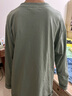 貓人男士睡衣男純棉抑菌防螨卡通機器貓印花家居服綠色XL 曬單實(shí)拍圖