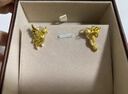 周生生  足金龍鳳黃金耳釘耳飾女款 結(jié)婚三金耳環(huán) 68742E計(jì)價(jià) 5.82克(含工費(fèi)200元) 曬單實(shí)拍圖