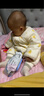 童泰嬰幼兒睡袋秋冬季款夾棉寶寶連體睡衣純棉兒童加厚防踢被防驚跳 黃色香梨 73cm 曬單實(shí)拍圖