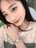 歌迪（GEDI）手表女學(xué)生輕奢小眾高顏值小巧精致初高中生手表女士石英腕表禮物 鋼銀白 曬單實拍圖