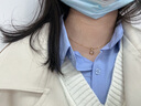 法卡曼（FACAMAN）黃金項(xiàng)鏈女999足金愛心吊墜莫桑鉆靈動(dòng)鎖骨鏈定價(jià)生日禮物 新款-靈動(dòng)愛心（D色無暇莫桑鉆） 曬單實(shí)拍圖