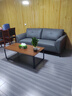 圣黎辦公沙發(fā)老板商務(wù)會(huì )客貴賓會(huì )議接待洽談公司休息區三人位（西皮） 曬單實(shí)拍圖