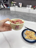 古杰士三麗鷗陶瓷碗奶油風(fēng)家用米飯碗奶黃碗盤餐具套裝一人食美樂(lè)蒂勺子 飯碗-4.6英寸-玉桂狗 曬單實(shí)拍圖