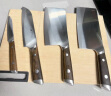 王麻子家用刀具菜刀 厨师专用刀切片切肉厨房锻打切菜刀4号厨片刀 实拍图