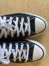 匡威（Converse）帆布鞋男鞋女鞋2025新款夏季低幫經(jīng)典款運動鞋板鞋潮流休閑鞋 店長主推款101001黑色低幫帆布鞋 41 曬單實拍圖