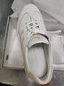 紅蜻蜓女鞋板鞋小白鞋春季新品白色厚底學(xué)生運動(dòng)鞋軟底平底休閑鞋 白杏 37 曬單實(shí)拍圖