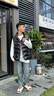高梵黑金鵝絨服先鋒3.0亮面馬甲男女同款秋冬外套 黑色 XL 曬單實(shí)拍圖
