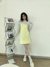 康姿蝶瑪麗珍鞋女2025春夏新款蝴蝶結高跟鞋厚底粗跟珍珠配裙子小皮鞋女 米白色 37 曬單實拍圖