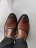 高哥增高鞋男士隱形內增高皮鞋男7cm輕便軟面商務(wù)皮鞋男拉鏈正裝男鞋 7cm棕擦0632737-1ZAP 38 曬單實(shí)拍圖