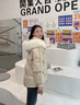 早美 棉服女2022年冬季新款韓版時(shí)尚短款亮面冬裝保暖大毛領(lǐng)棉襖網(wǎng)紅ins小個(gè)子加厚棉衣外套潮 香檳色 M 曬單實(shí)拍圖