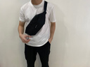 七匹狼胸包男斜挎包男士時(shí)尚潮流學(xué)生單肩包大容量休閑運(yùn)動(dòng)手機(jī)騎行胸包 黑色 曬單實(shí)拍圖