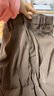 Semir【易打理】森馬西褲女春秋裝開叉高腰西裝褲垂感闊腿褲 深咖啡50916 170/74A/XL 曬單實(shí)拍圖