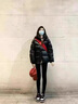 皮爾卡丹（pierre cardin）羽絨服男士2024新款白鴨絨連帽潮牌短款帥氣潮牌冬裝外套男冬季 YR681黑金短款 XL 曬單實(shí)拍圖