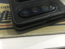 iCoverCase三星z fold3手機殼保護套SPen手寫(xiě)筆插槽支架折疊屏Galaxy真皮套 三星Z Fold3黑色【頭層真牛皮支架+筆槽設計】 曬單實(shí)拍圖